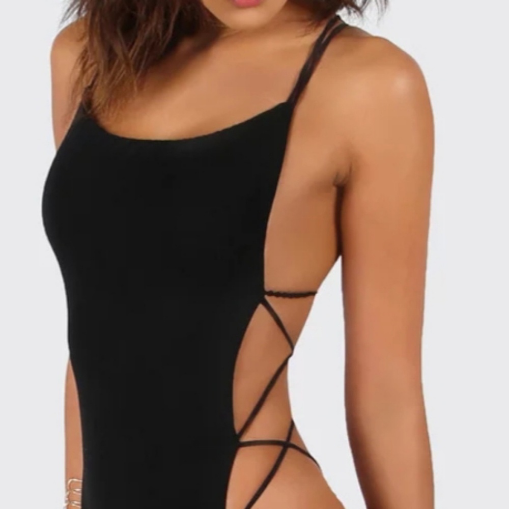Women's Crisscrossed Strap Bodysuit